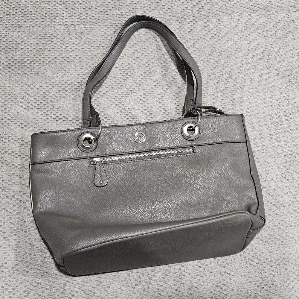 Gray Nicole Miller Shoulder Bag